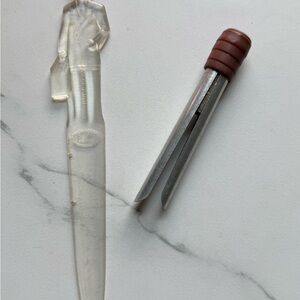 Vintage Letter Opener and hair curler
